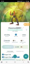 Pokémon Haxorus (Evoluzione