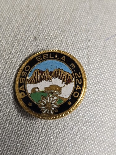 Vecchia spilla passo - passo, sella