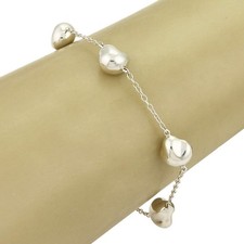 Bracciale Tiffany & Co. Peretti Argento Sterling 5 Pepite Charm