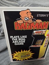 Bagman per ColecoVision nuovo con scatola con manuale e cartuccia 