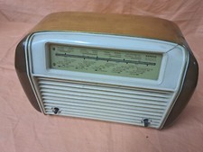 Radio d'epoca SIEMENS SM523 COMODINO Vintage NON FUNZIONANTE Rotta CREPA RICAMBI