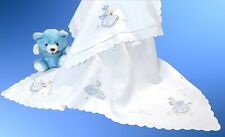 Lenzuolo Culla Ricamato a mano