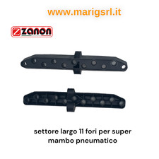 1 PZ ZANON SETTORE LARGO 11denti ABBACCHIATORE SUPER MAMBO supporto astine rebbi