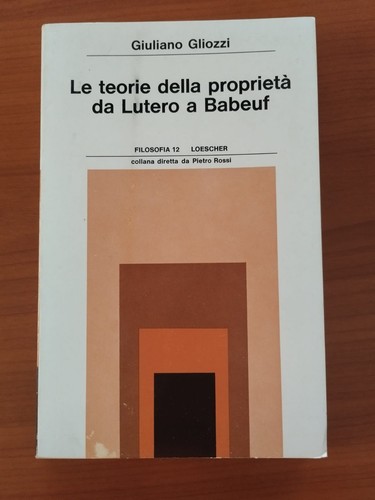 Teorie della proprieta da - della,