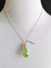 Collana ciondolo ampolla in