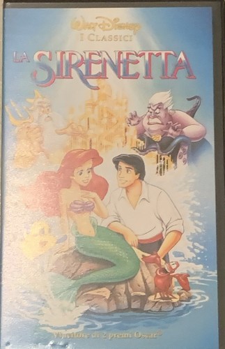 Sirenetta vhs disney - -,