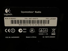 Logitech squeezebox r0001 - squeezebox, x-r0001