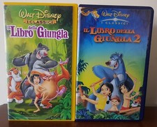 Lotto Il Libro della Giungla + Il LIbro Giungla 2 - Classici Walt Disney - VHS