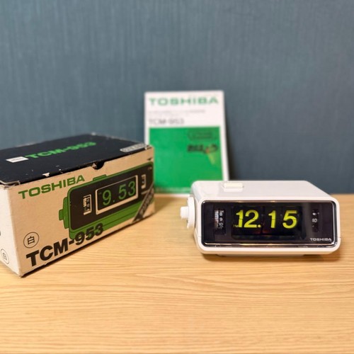 Toshiba tcm 953 flip clock - toshiba, tcm-953