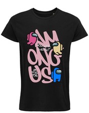 T-shirt Among Us gioco pc meme idea Regalo 100%cotone divertente Funny Unisex