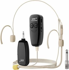 UHF Wireless Cuffie Microfono