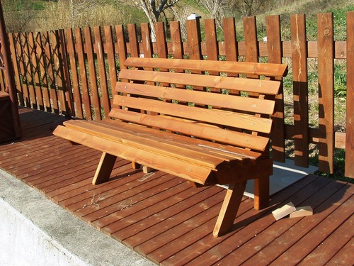 Panchina legno mod - panchina, in