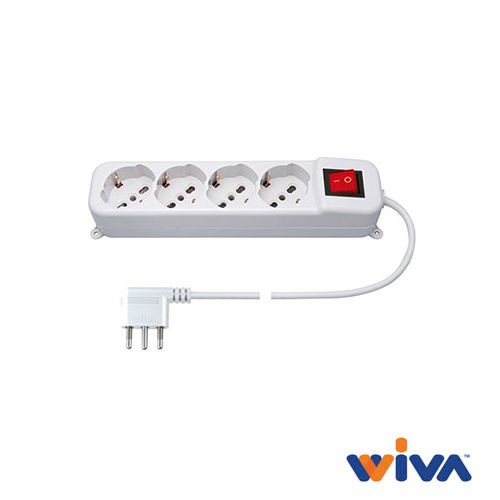 Multipresa con interruttore - con,