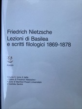 Nietzsche, LEZIONI DI BASILEA