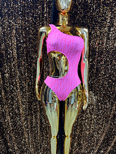 Costume bagno fendi rosa - bagno,