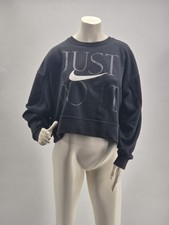NIKE felpa donna Dri-Fit Just Do It Taglia M Over Size