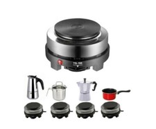 Fornello Fornetto Elettrico Regolabile Piastra Ghisa Portatile Per Casa Cucina