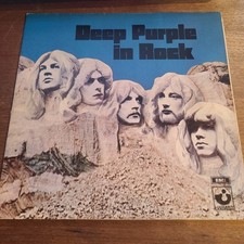 DEEP PURPLE IN ROCK 1970 VG+/VG VINILE LP 33 GIRI