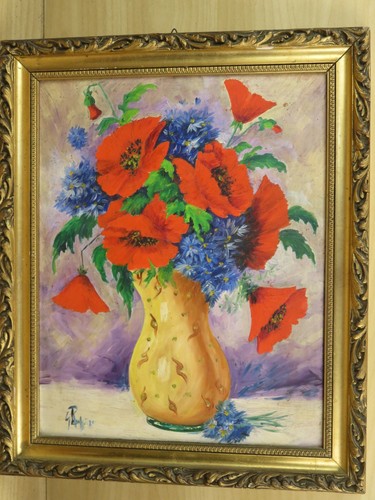 Vecchio quadro dipinto mano - vecchio,