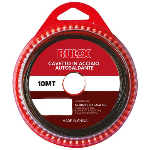 Cavetto bulox acciaio - cavetto,
