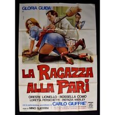 manifesto LA RAGAZZA ALLA PARI gloria guida carlo giuffre rossella como A187