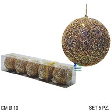 SET 5 PALLE PALLINE NATALIZIE
