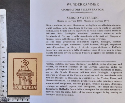 Wunderkammer exlibris 502 - wunderkammer,