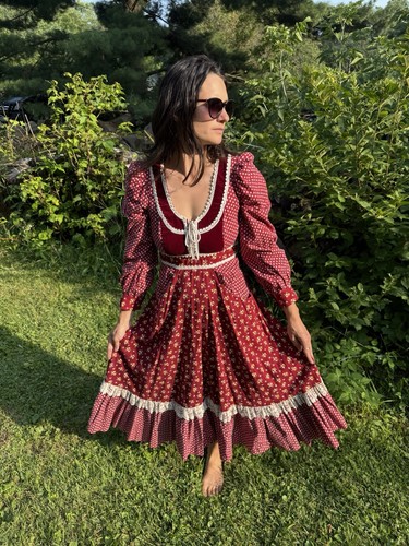 Abito midi vintage - anni, 70