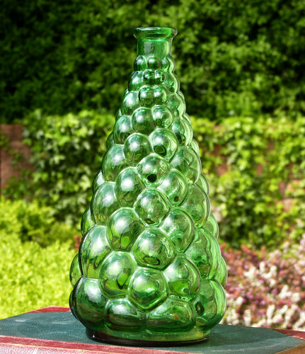 Vaso verde bottiglia genio - , in
