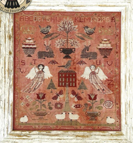 Wren sampler cross stitch - wren,