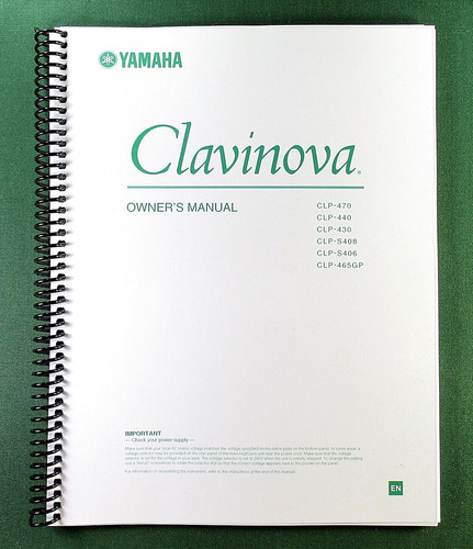 Yamaha clp 470 440 430 - 430, 465