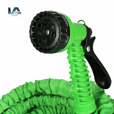 TUBO ESTENDIBILE 30 M PISTOLA SPRUZZO ACQUA POMPA ALLUNGABILE ANNAFFIA GIARDINO