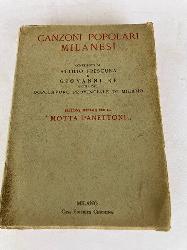 Canzoni popolari milanesi - canzoni,