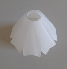 Paralume diffusore vetro ricambio bianco satinato faretto applique abatjour E14