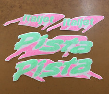 KIT ADESIVI ITALJET PISTA 50 VERDE FUCSIA ORIGINALI con pellicola protettiva