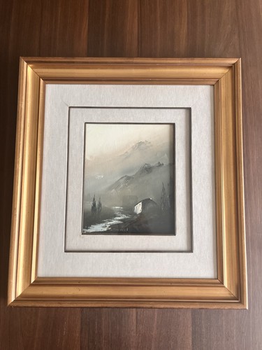 Quadro antico olio tela del - olio, su