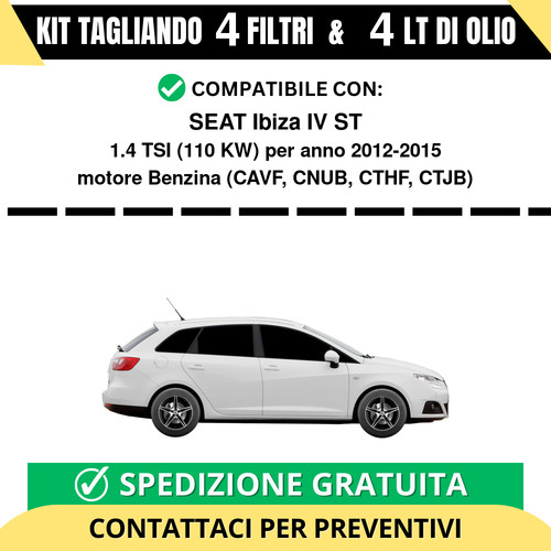 Tagliando per seat ibiza st - tagliando, iv