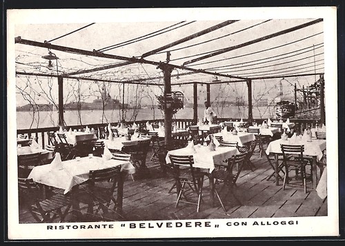 Cartolina venezia ristorante - cartolina,