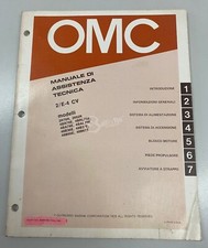 Manuale assistenza cod. 8006162 per motori fuoribordo OMC 2 HP/E-4 HP 2T nautica