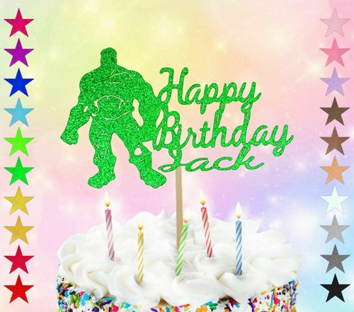 Cake topper compleanno hulk - cake,