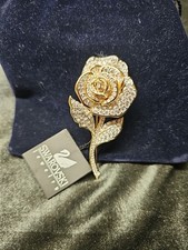 Spilla rosa pavè Swarovski