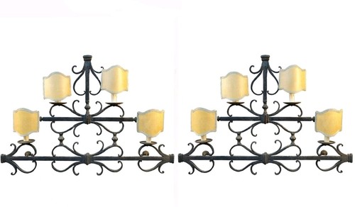 Coppia grandi applique lampade - coppia,