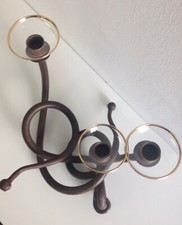 Porta Candele NODI  In Ferro