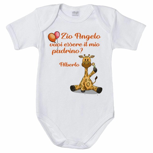 Body neonato personalizzato