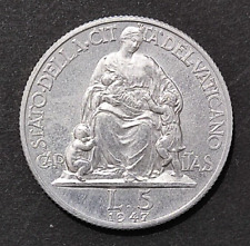 VATICANO PIO XII 5 LIRE 1947 1948 1949 FDC SCEGLI ANNO CONSERVAZIONE
