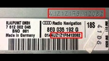 AUDI RADIO CODE Concerto Coro