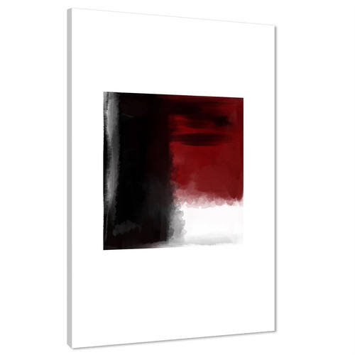 Quadro astratto rosso nero