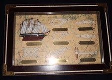 ARTE NAUTICA CON CORNICE NAVE