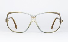 VINTAGE FRAME CAZAL 150 146 CLEAR ICE GOLD WOMAN OG 901 642 607 616 W. GERMANY
