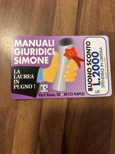 Tessera telefonica manuali - telefonica,